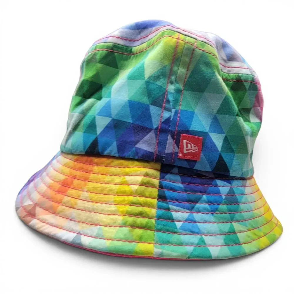 NWT LA Kings New Era Youth Gem Geometric Bucket Hat NHL Multicolor Official